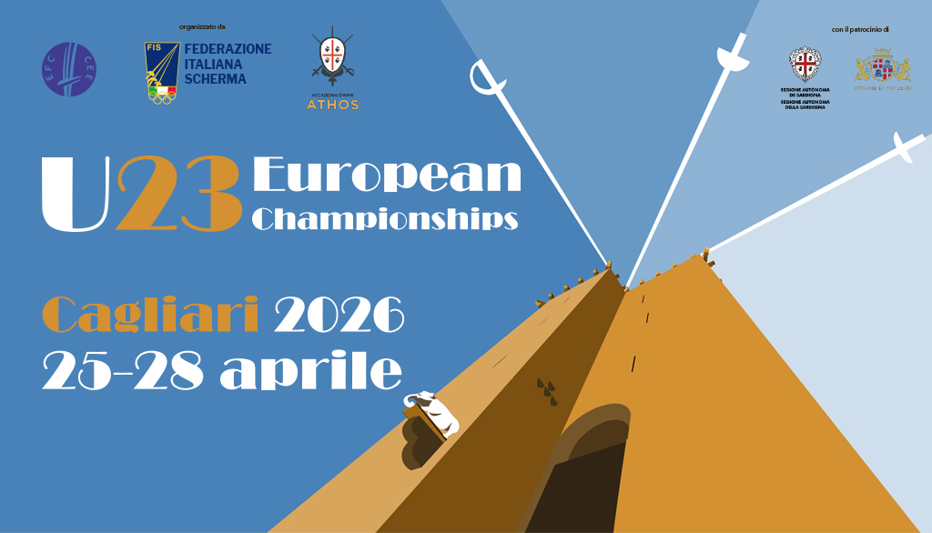 Campionati Europei Under 23 di Scherma – Cagliari accoglie l’Europa della scherma